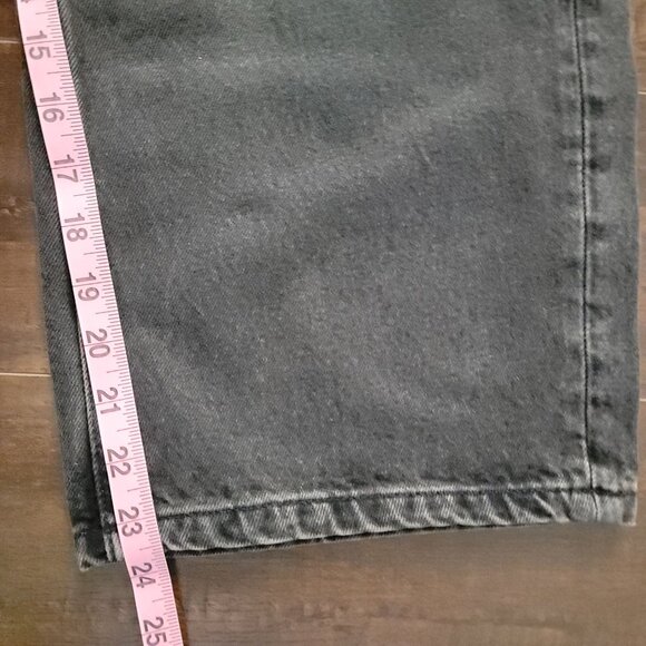 Free People Deep Trance Boyfriend Jeans Womens 29 Casual Black Boho Indie Grunge - Picture 7 of 9